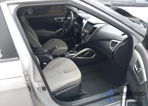 2012 Hyundai Veloster Base W/Gray from USA, damaged, VIN KMHTC6AD4CU034542